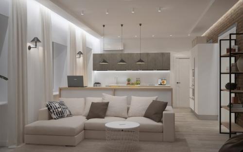 Эта квартира находится в старом советском доме в центре нашего города. 01