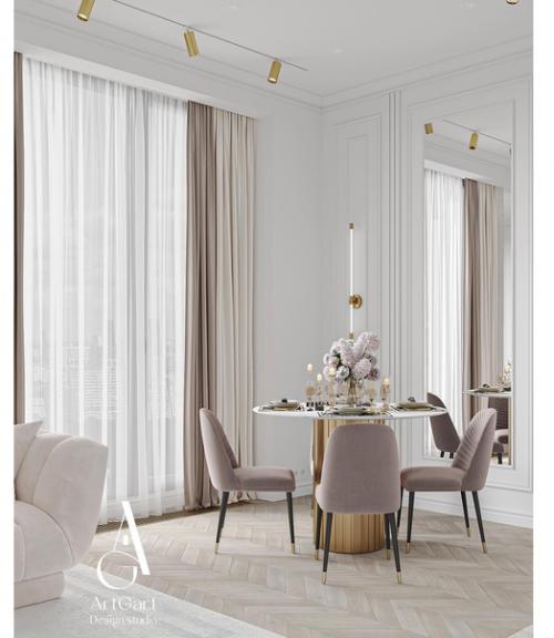 Квартира для молодой пары на 55 квадратных метрах с тремя окнами! 08