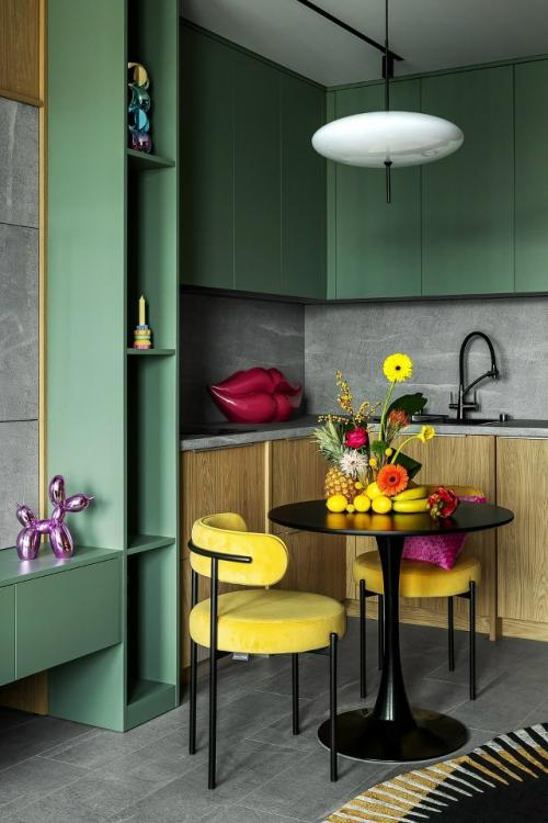 Маленькая квартира - студия площадью 32 кв. 01