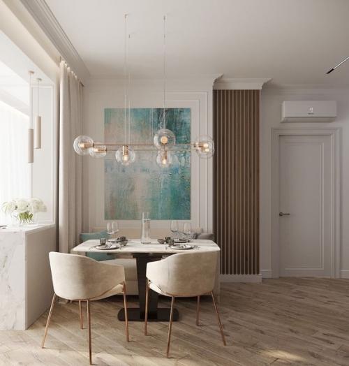 Делимся дизайн проектом кухни - гостиной. 01