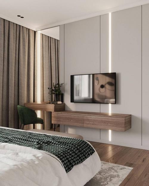 Лаконичная мебель в квартире - это не всегда скучно. 02