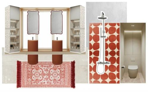 Вот мои коллажи для дизайн - проекта интерьера в ЖК Гудзон на 105 м 2 в стиле минимализм с акцентом на современный русский стиль. 03