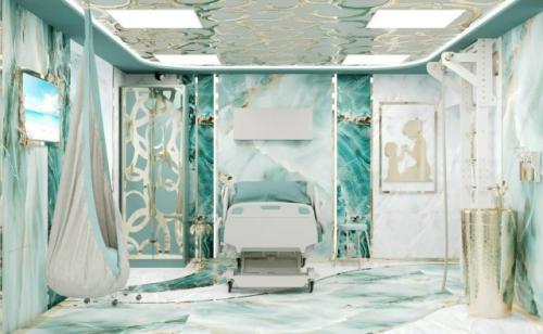 В Каменск - уральском перинатальном центре появятся современные палаты повышенной комфортности с продуманным дизайном. 03