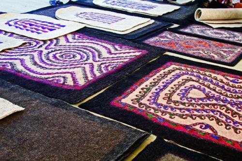 Кошма.  Младшая сестра ковра. 06