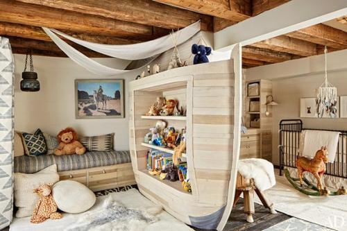 Стиль кантри и этнический стиль в доме на холме. 06