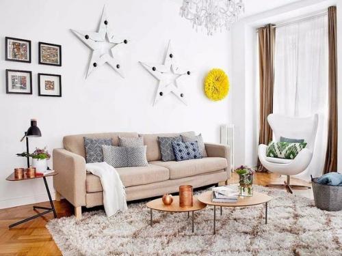 Стильный и элегантный интерьер квартиры в Мадриде, Испания. 01