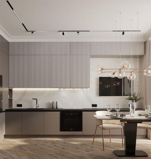 Делимся дизайн проектом кухни - гостиной. 04