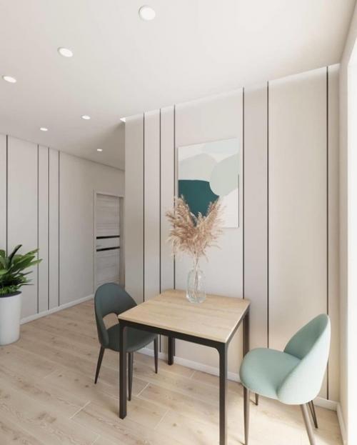 Светлая цветовая гамма нового ремонта в квартире. 06