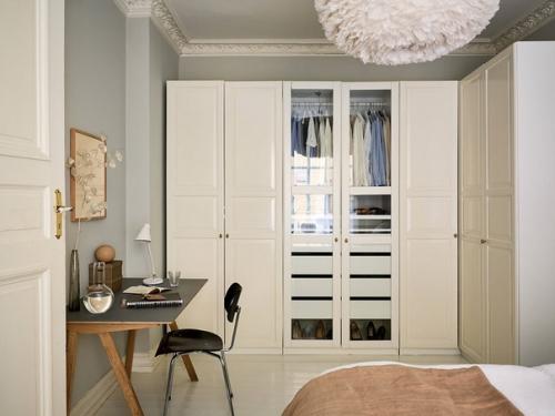 Нежный интерьер красивой классической квартиры в Швеции. 09