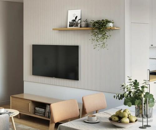 Интерьер кухни - гостиной. 04