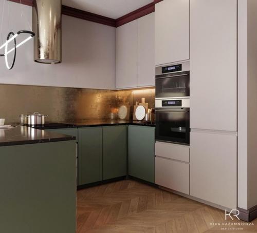 Интерьер кухни - гостиной. 01