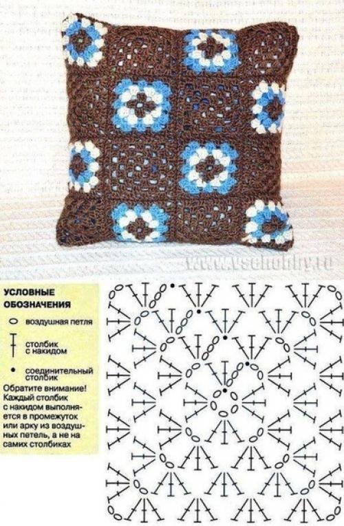 Африканские цветы в подушках. 06