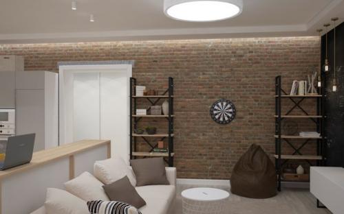 Эта квартира находится в старом советском доме в центре нашего города. 03