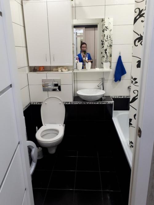 Довольно бюджетный ремонт в оочень маленькой комнате. 03