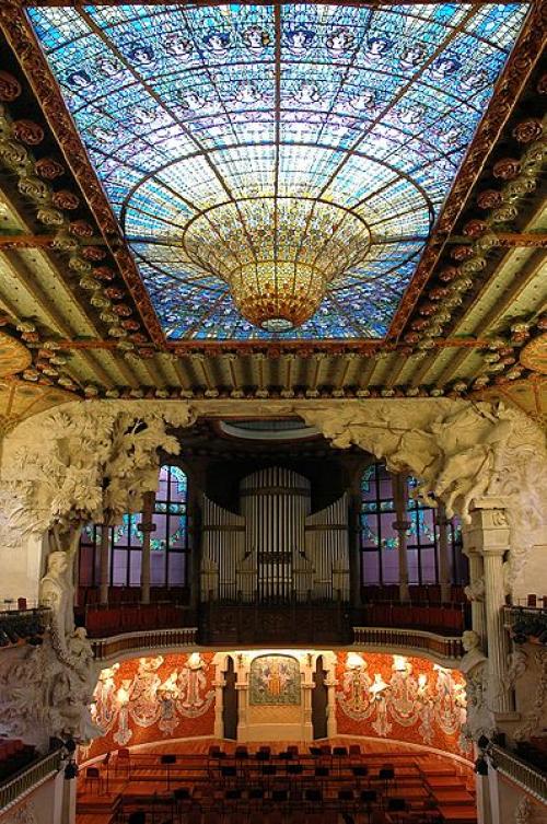 Palau DE LA Musica Catalana - это один из знаменитейших мировых концертных залов. 08