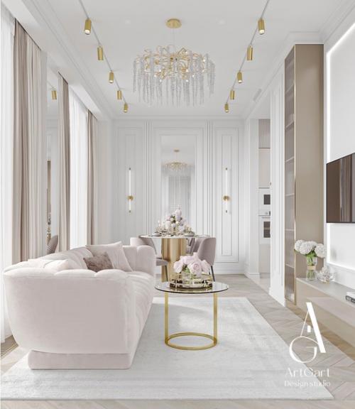 Квартира для молодой пары на 55 квадратных метрах с тремя окнами! 01