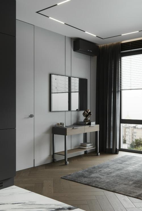 Проект однокомнатной квартиры 41 м 2 в ЖК павелецкая сити в Москве. 05