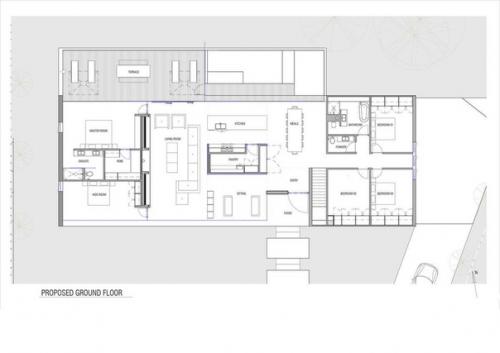 Уникальный минималистский дом с консолью. 09