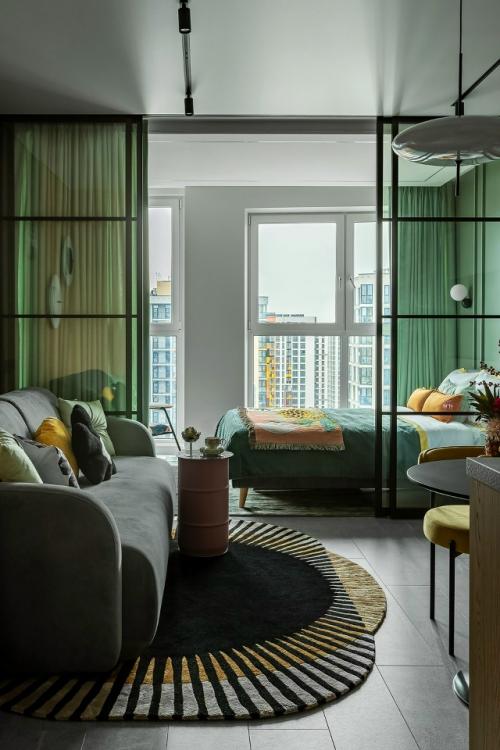 Маленькая квартира - студия площадью 32 кв. 04