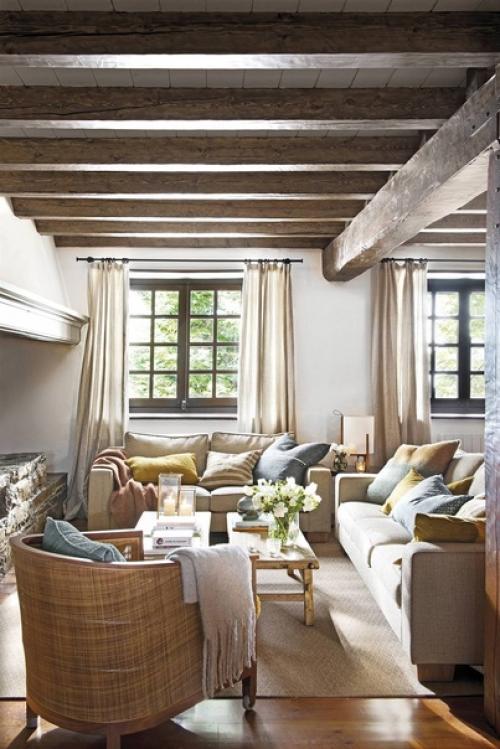 Дом в Пиренеях - настоящая горная хижина. 01