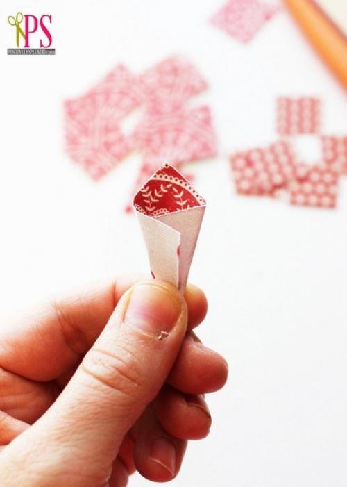 Красивая снежинка для оформления подарков? 03