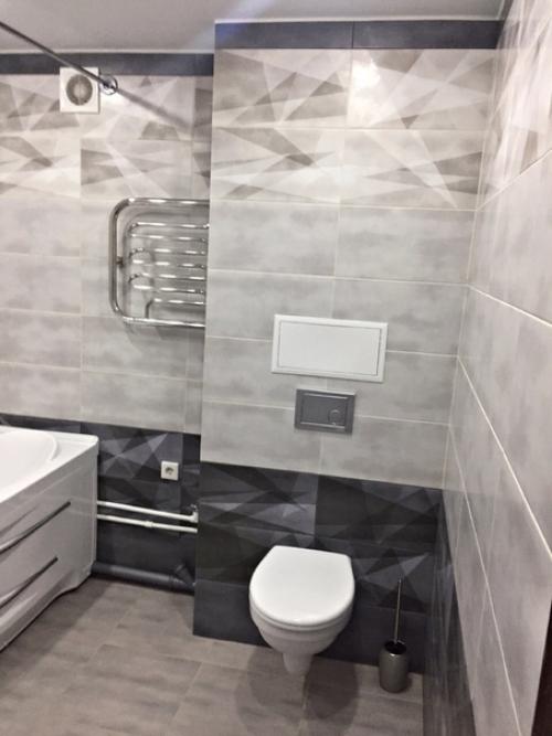 Закончили полностью ванную комнату. 02