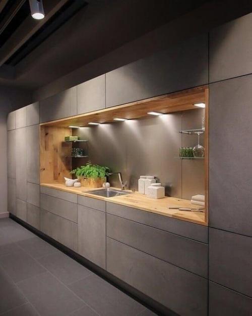 Такие стильные кухни. 04