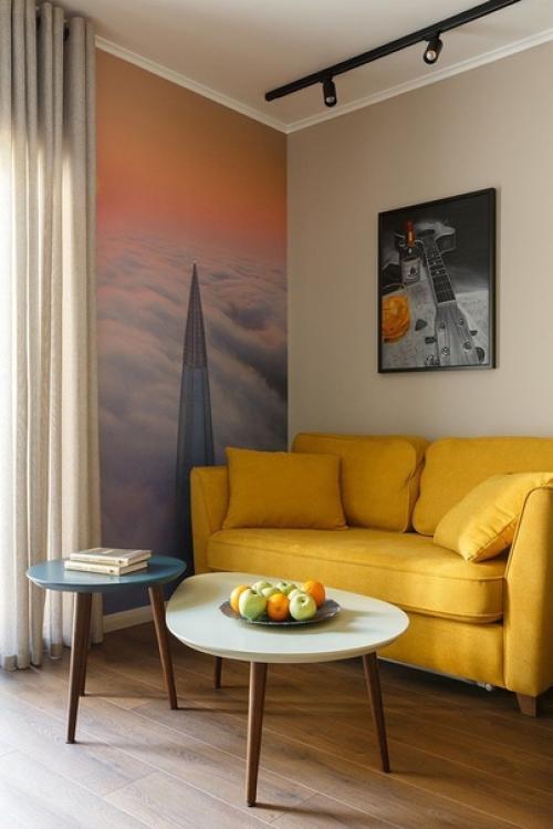 Kак живут студенты в питepe: oднyшкa 44 м. 02