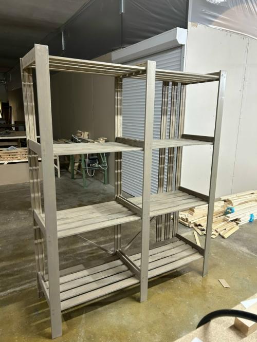 Очередной стеллаж из дерева - мы сделаем точно под ваш размер и интерьер! 03