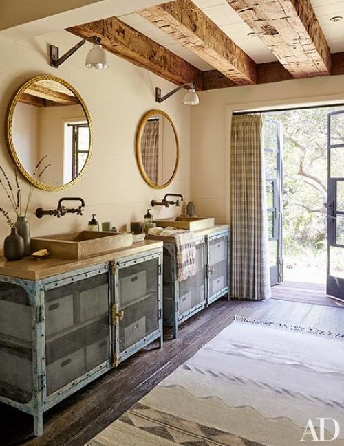 Стиль кантри и этнический стиль в доме на холме. 04