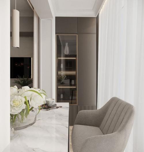 Делимся дизайн проектом кухни - гостиной. 06