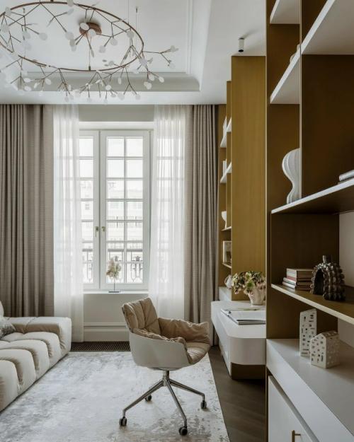 Реализованный интерьер квартиры, площадью 270 кв. 07