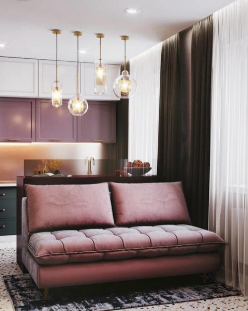 Дизайн бoгeмной cтудии в Xабарoвcкe (26, 8 кв. 03