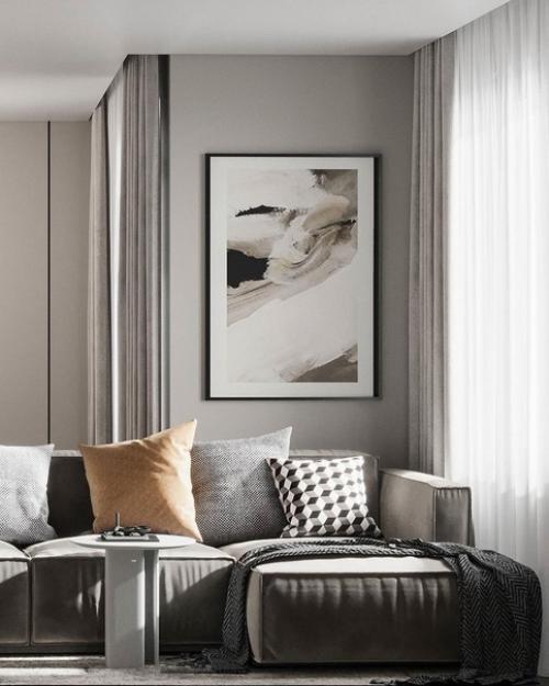 Проект кухни - гостиной и прихожей в г. Санкт-петербург, ЖК Ультра Сити. 04