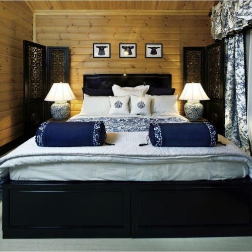 10 Идей оформления спальни в деревянном доме. 02