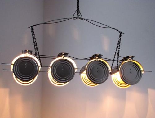 Поделки из жестяных банок- полки и органайзеры. 03