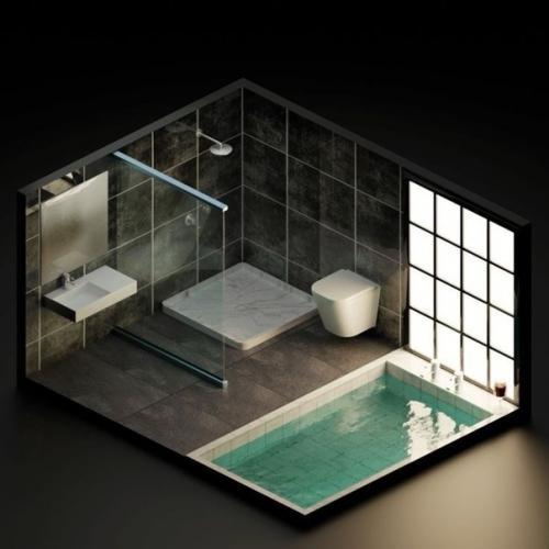 Темный интерьер - это необычное и захватывающее решение, которое может добавить много изюминки в ваш дом. 01