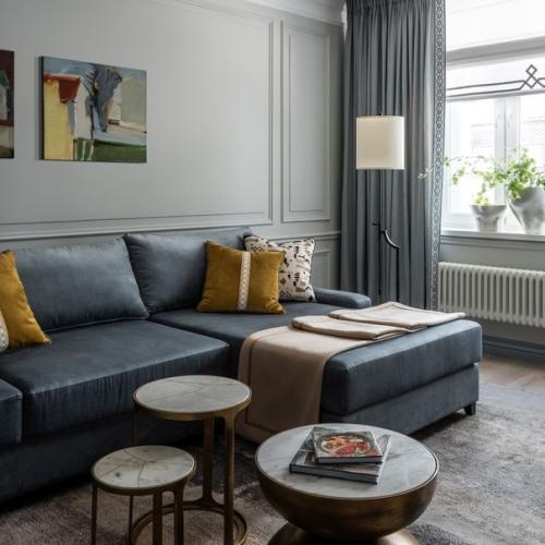 Интерьер в стиле современной американской классики. 01