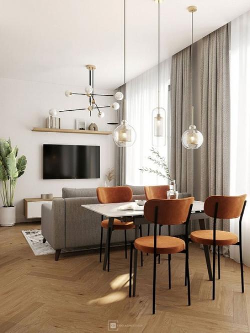 Легкий атмосферный интерьер, в которых все продумано до мелочей. 03