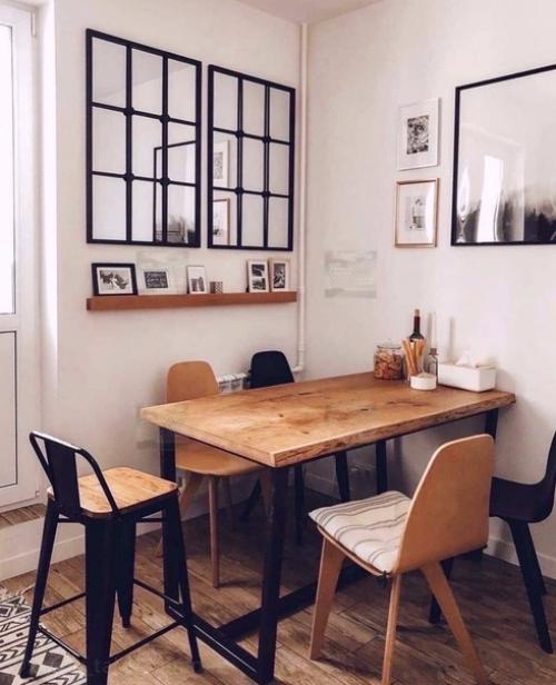 Скандинавский интерьер небольшой квартиры. 01