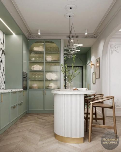 Очень нежная, стильная, атмосферная и приятная квартира, площадью 39, 53 квадратных метра. 01