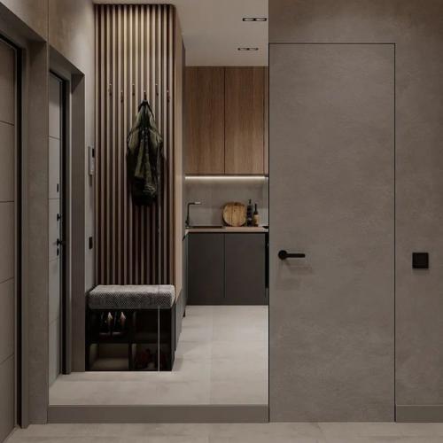 Интерьер кухни - гостиной площадью 18 кв. 08