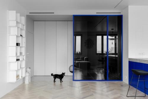 Реализованный лаконичный интерьер квартиры, площадью 78 кв. 02