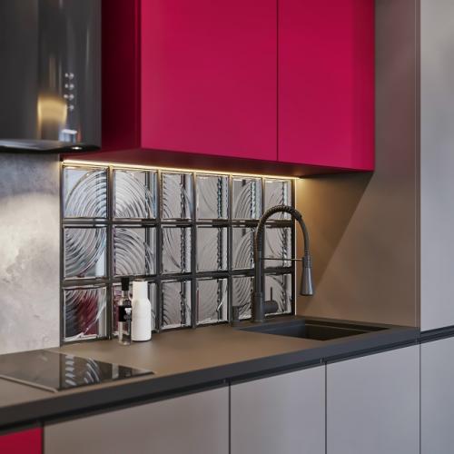 Оригинальный проект квартиры - студии 24 м 2 в ЖК символ в Москве. 02