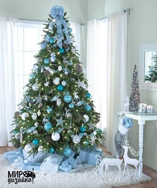 Как изысканно и стильно нарядить елочку? 07