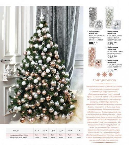 Как изысканно и стильно нарядить елочку? 01