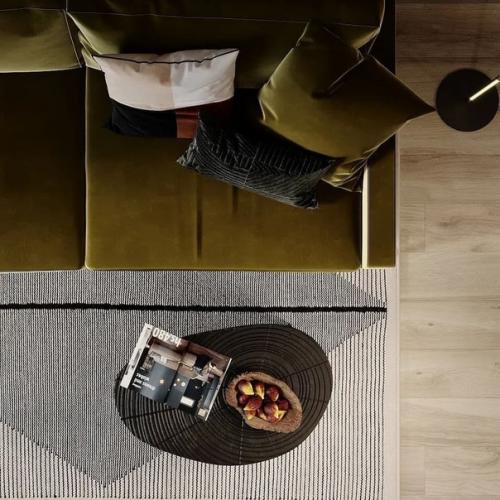 Интерьер кухни - гостиной площадью 18 кв. 03