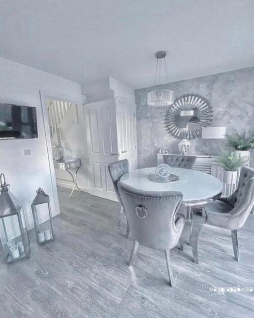 Интерьер в белом цвете. 01