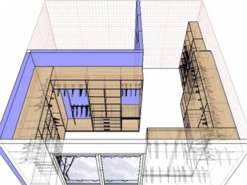 Гардеробные комнаты - дизайн - проекты. 05