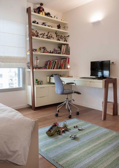 Современный интерьер квартиры для большой семьи в Тель-авиве, израиль // 02. 04